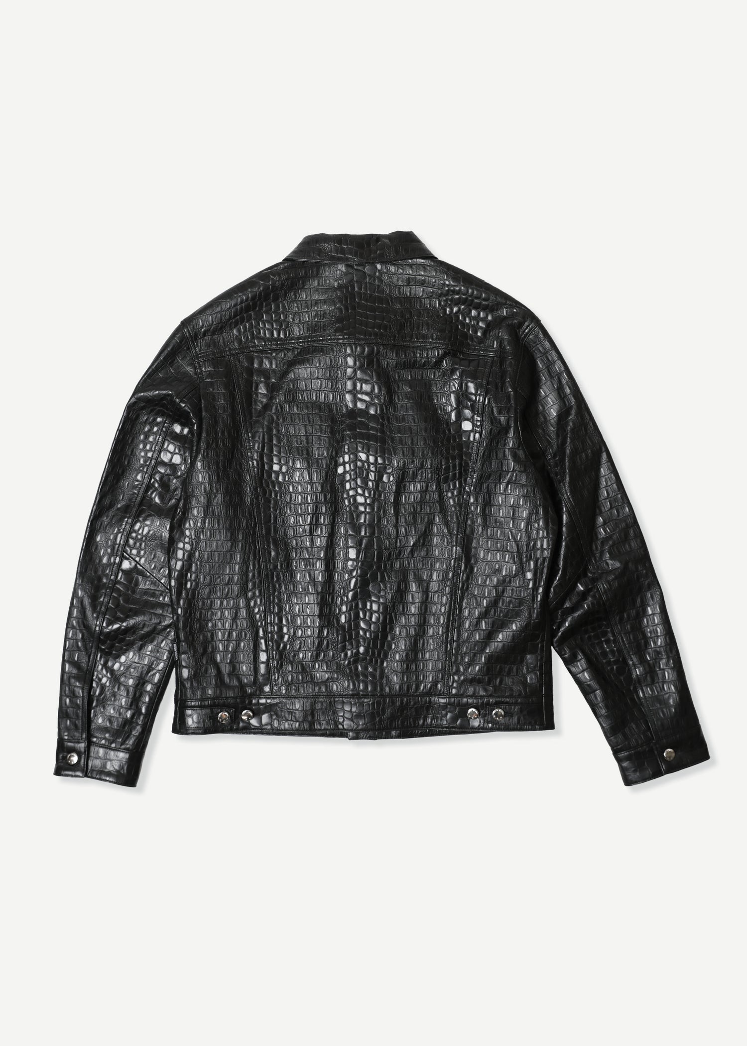 Bragging Rights Leather Crocodile Jacket