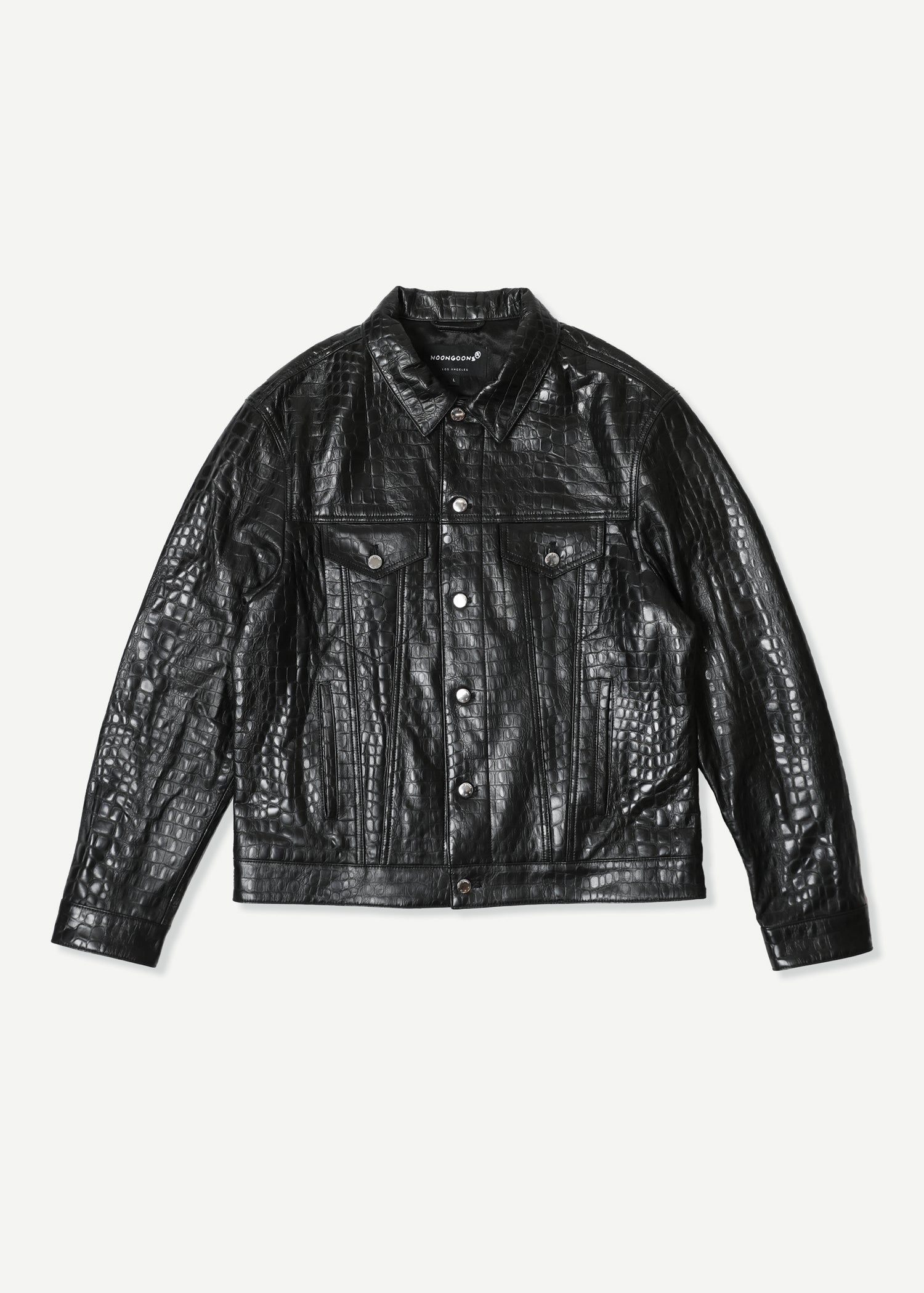 Bragging Rights Leather Crocodile Jacket