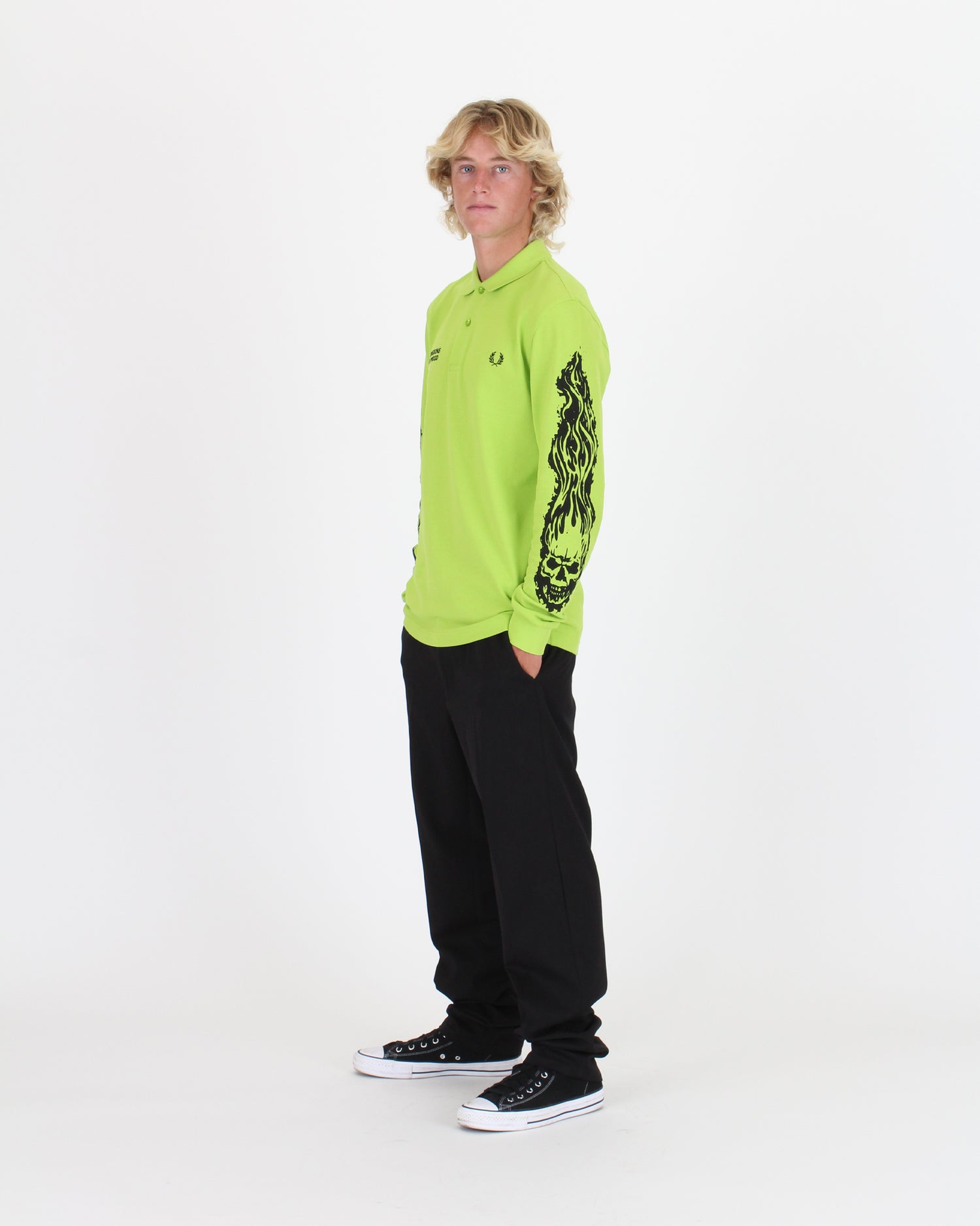 Challenger L/S Polo - Green