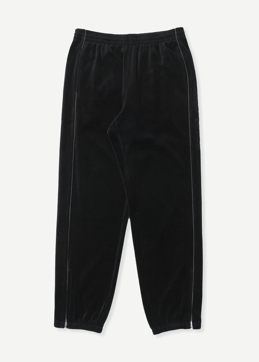 Dial 411 Velour Trackpant - Black