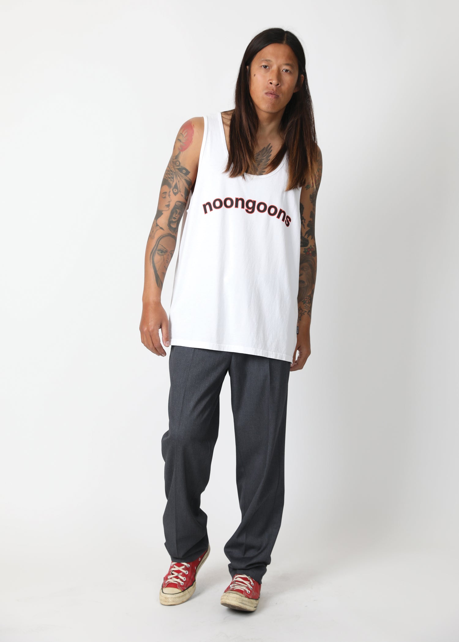 Jah Mean Tank Top - White