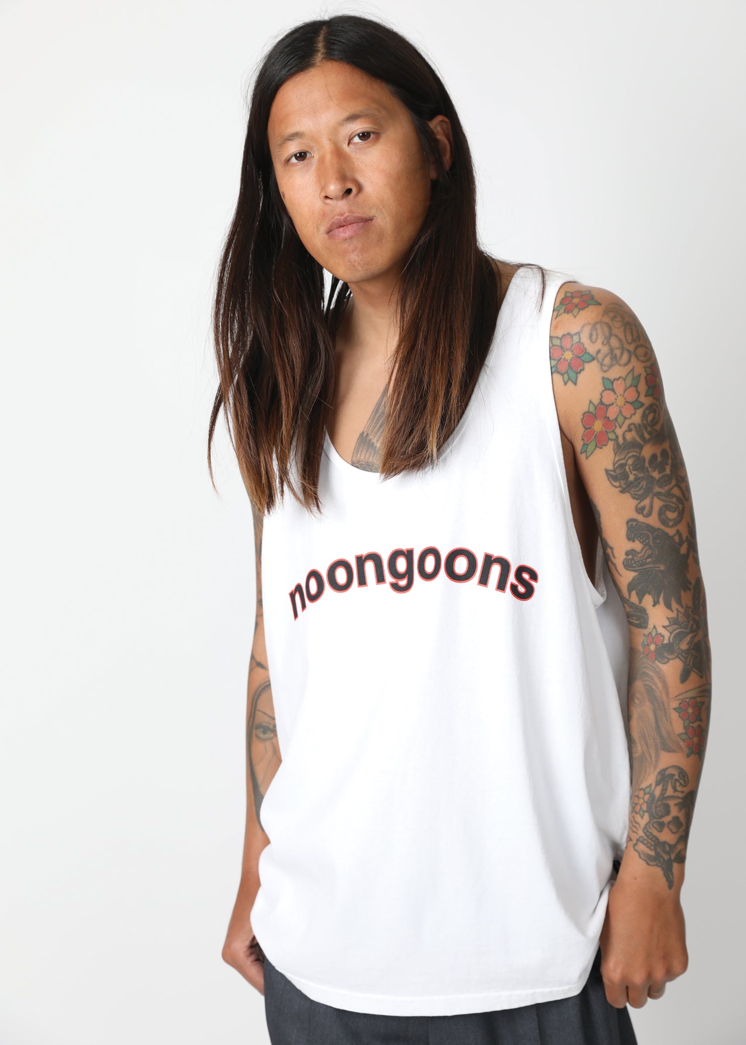 Jah Mean Tank Top - White