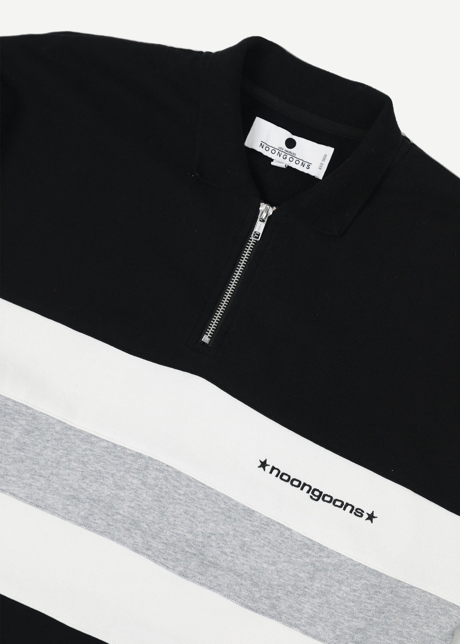 LAID BACK FLEECE POLO - BLACK
