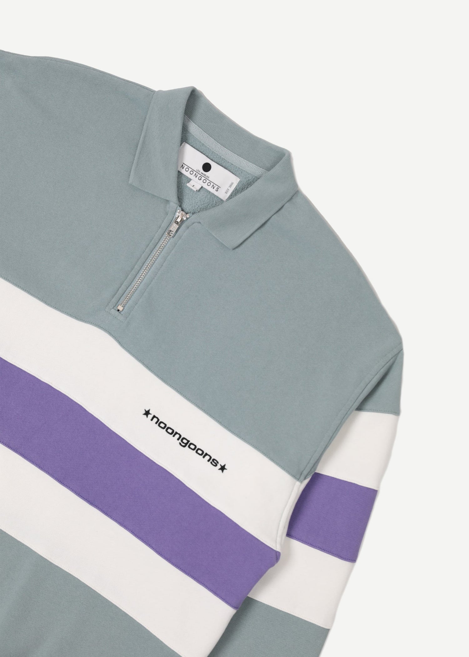 LAID BACK FLEECE POLO - AQUA