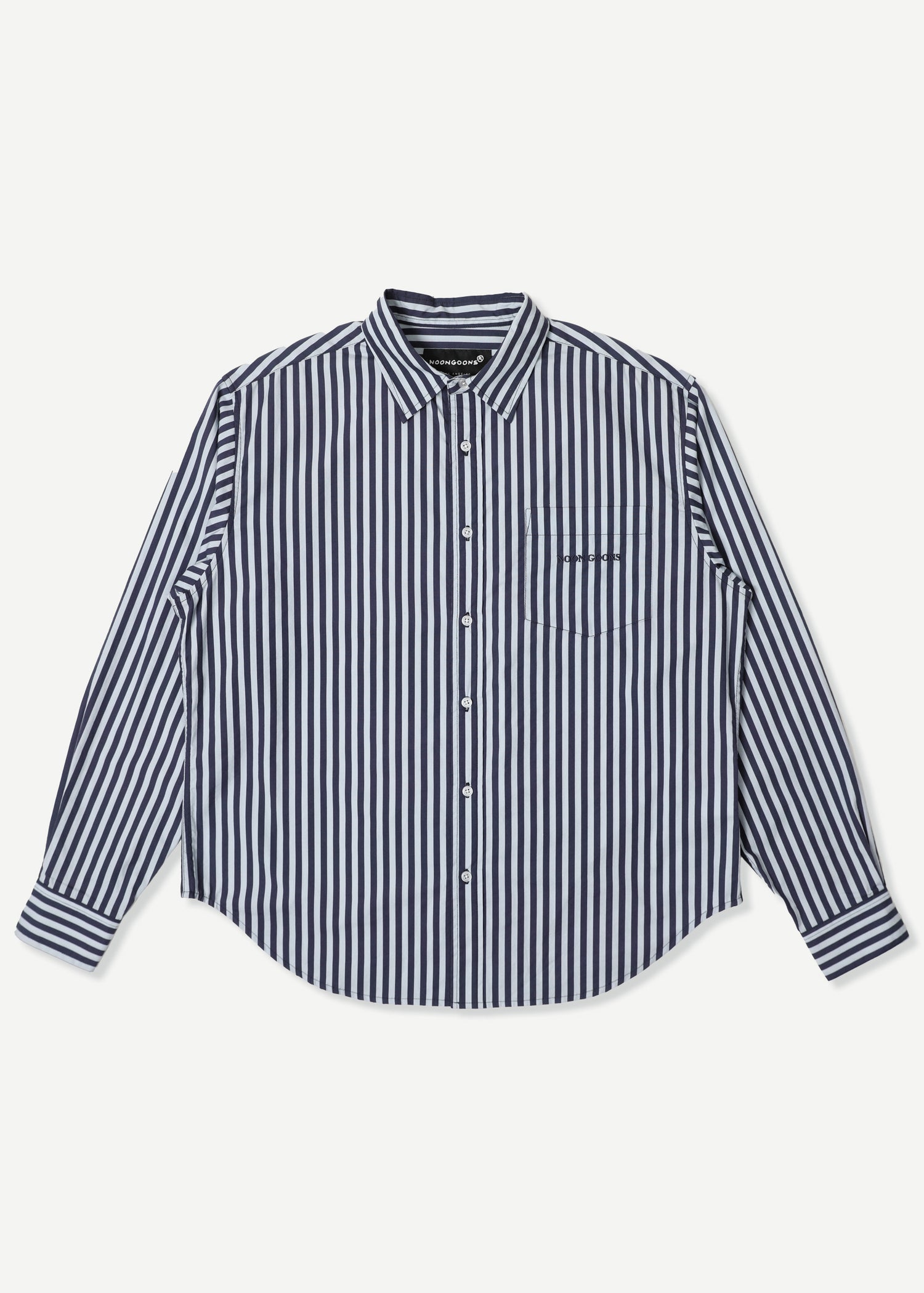 School Portrait Stripe Shirt - Ocean Blue