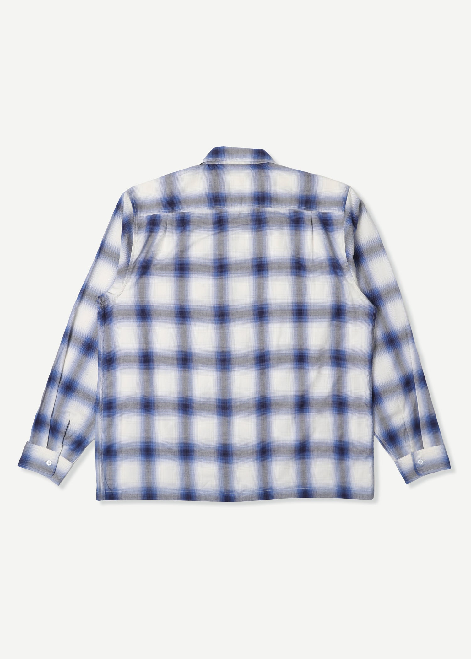 Something In The Way Of Zip Shirt - Blue/White