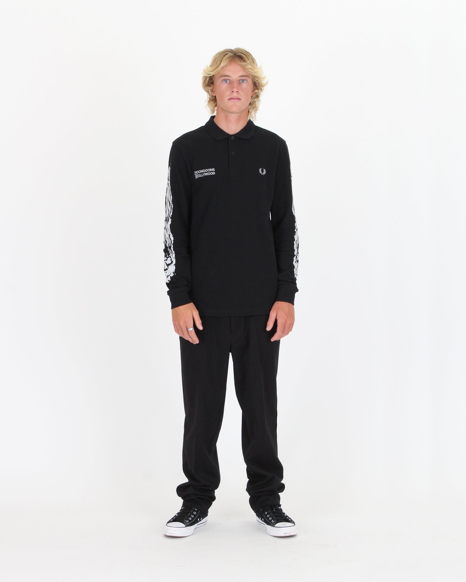 Challenger L/S Polo - Black