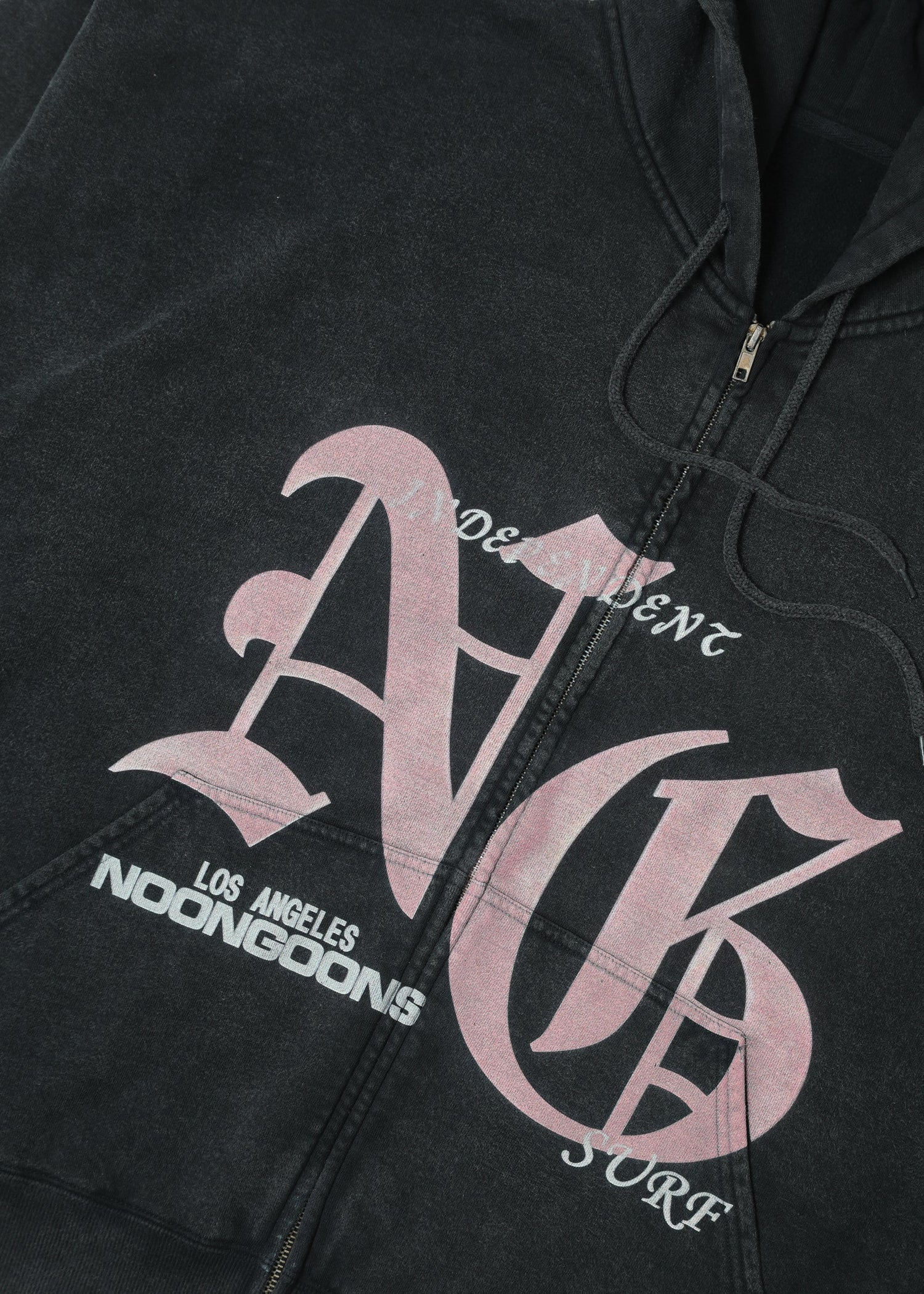 SPONSOR ZIP HOODIE - BLACK