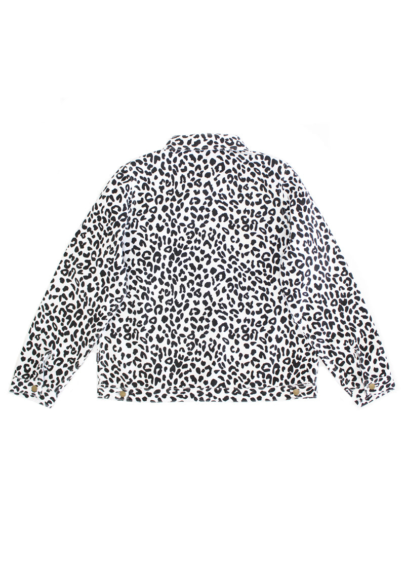 Leopard Denim Jacket