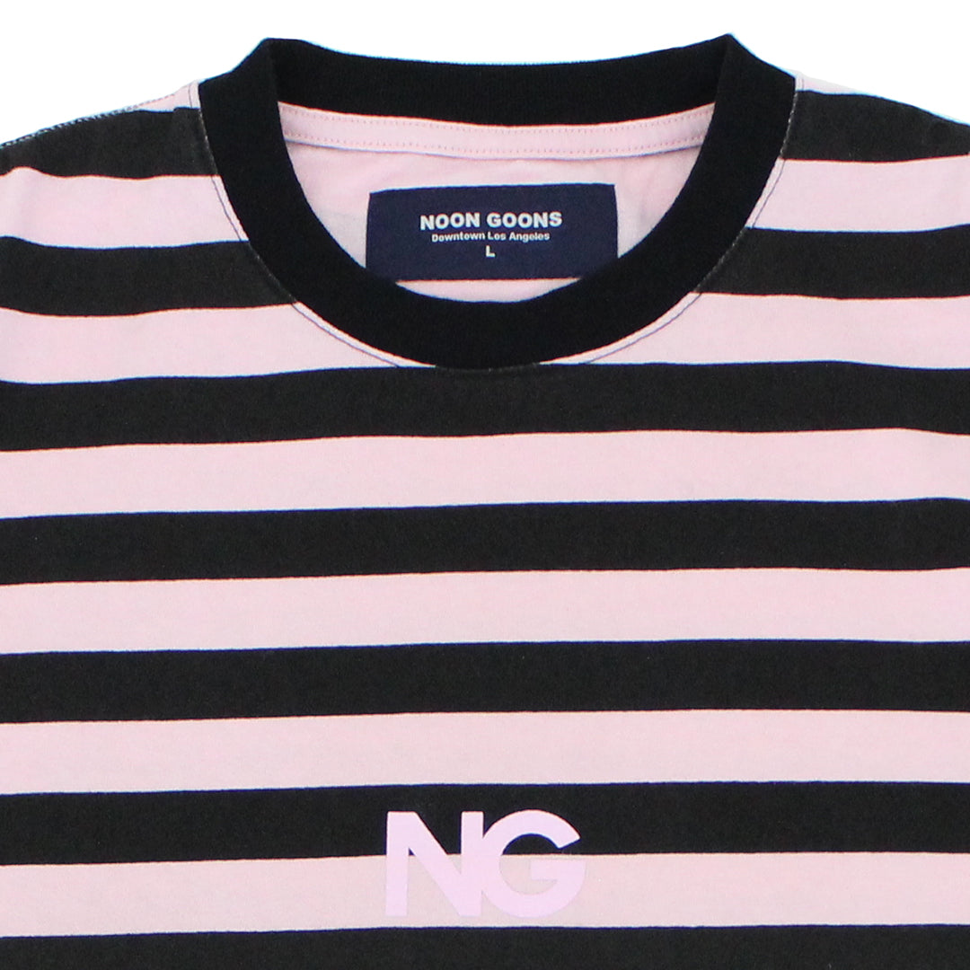 Cruiser Stripe T - Black/Pink