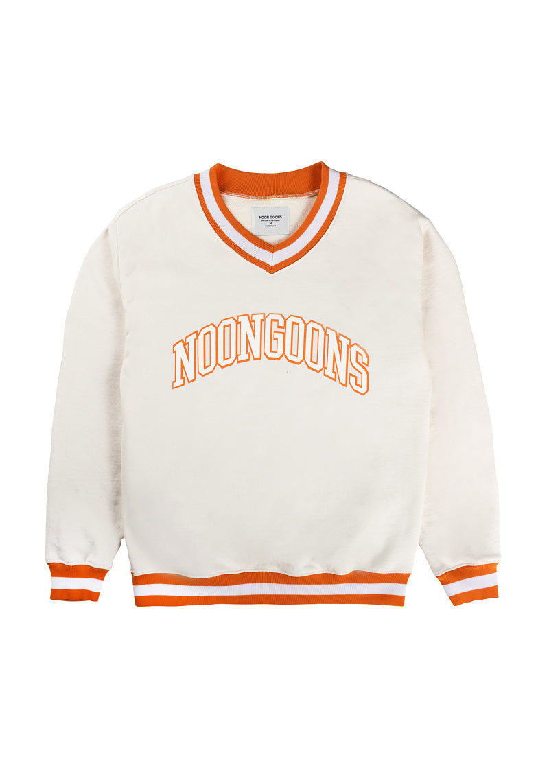 Dropout Varsity Sweatshirt - Off White