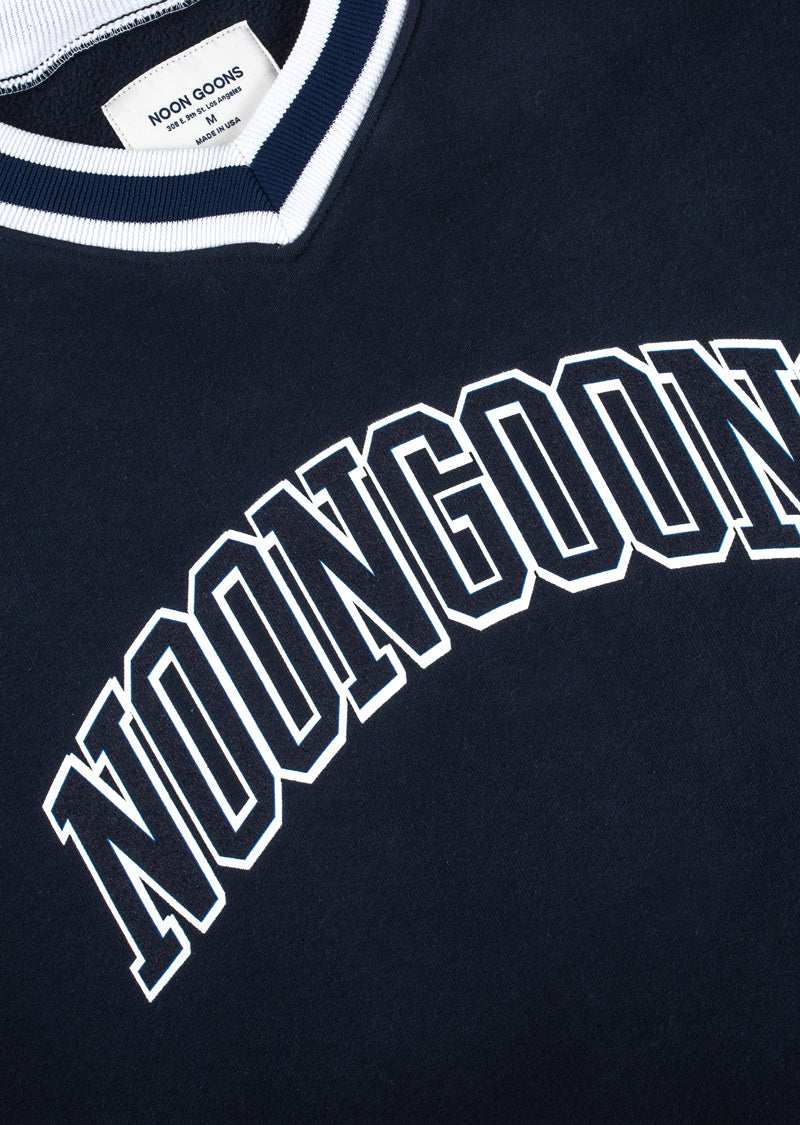 Dropout Varsity Sweatshirt - Navy