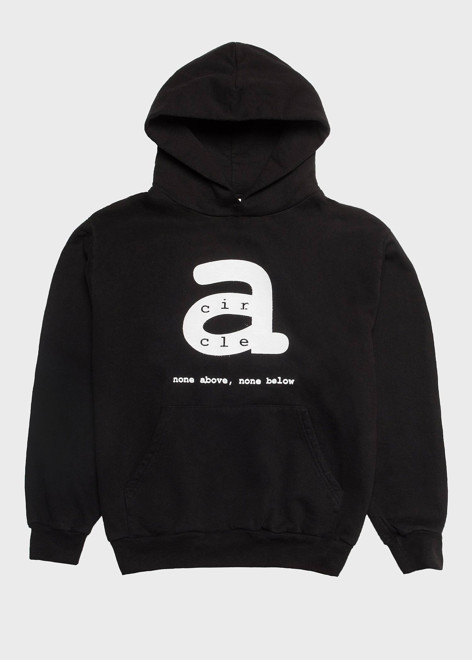 Circle A Hoodie Black