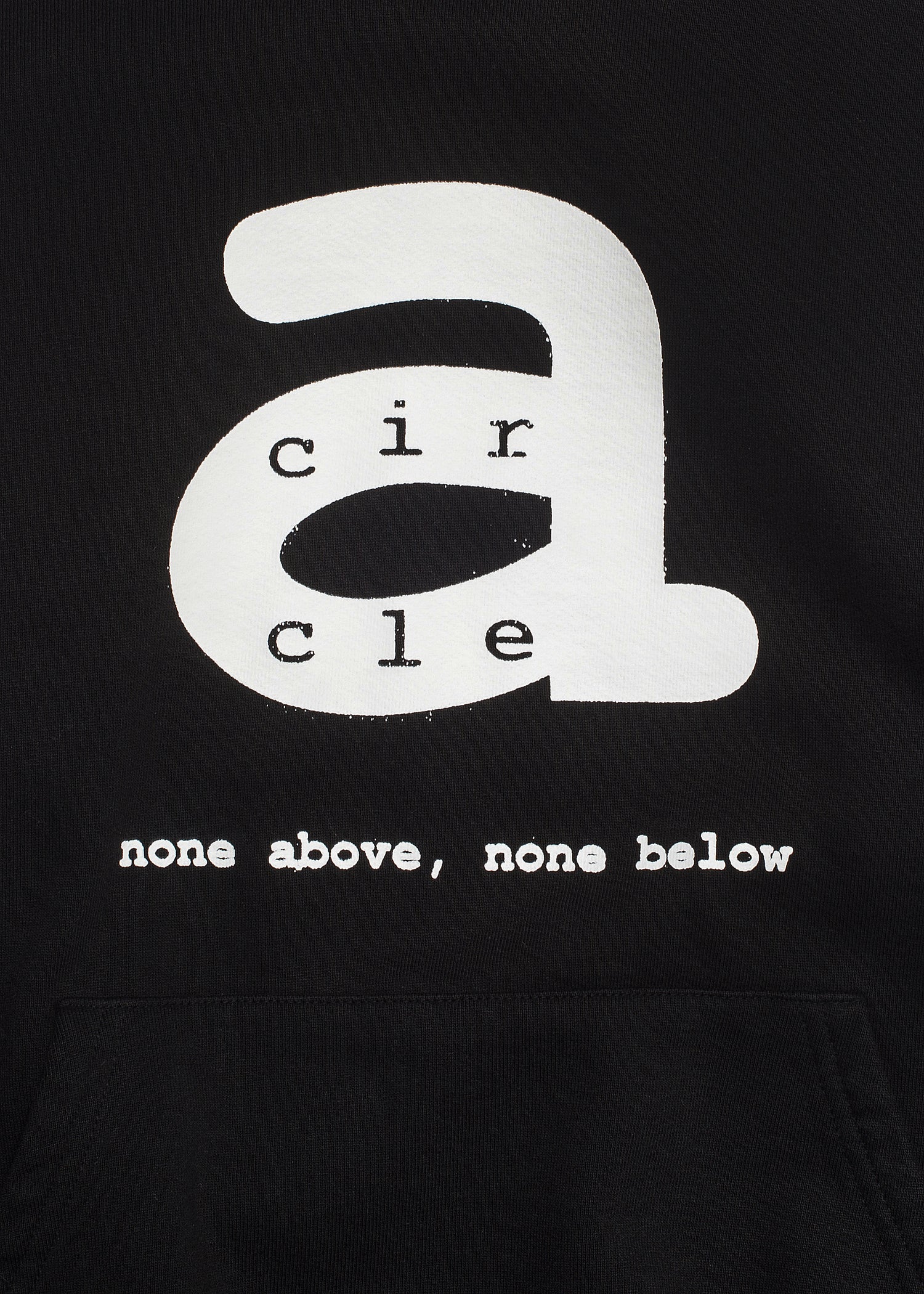 Circle A Hoodie Black