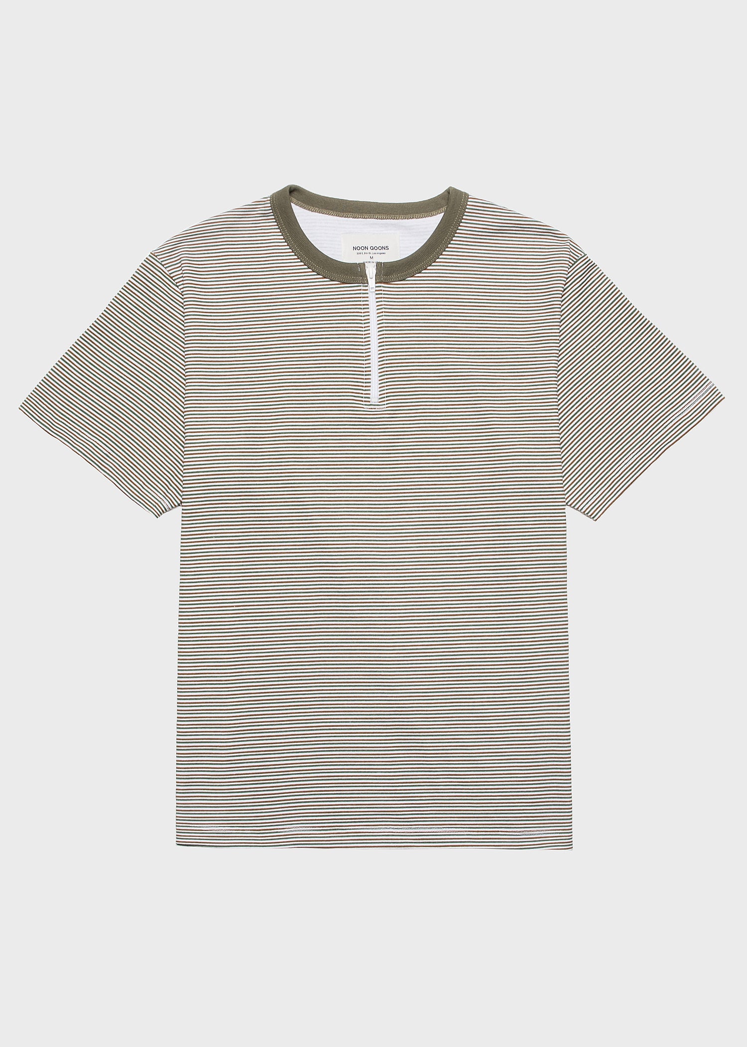 Surfer Zip T-Shirt Pale Yellow