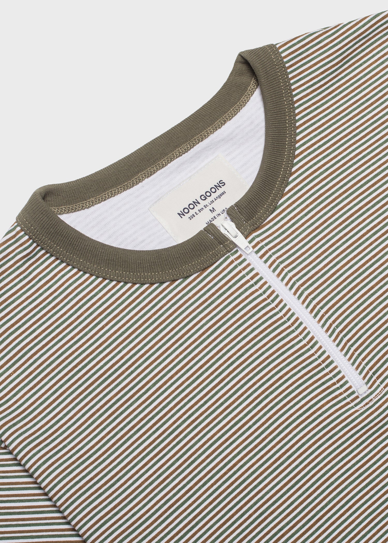 Surfer Zip T-Shirt Pale Yellow
