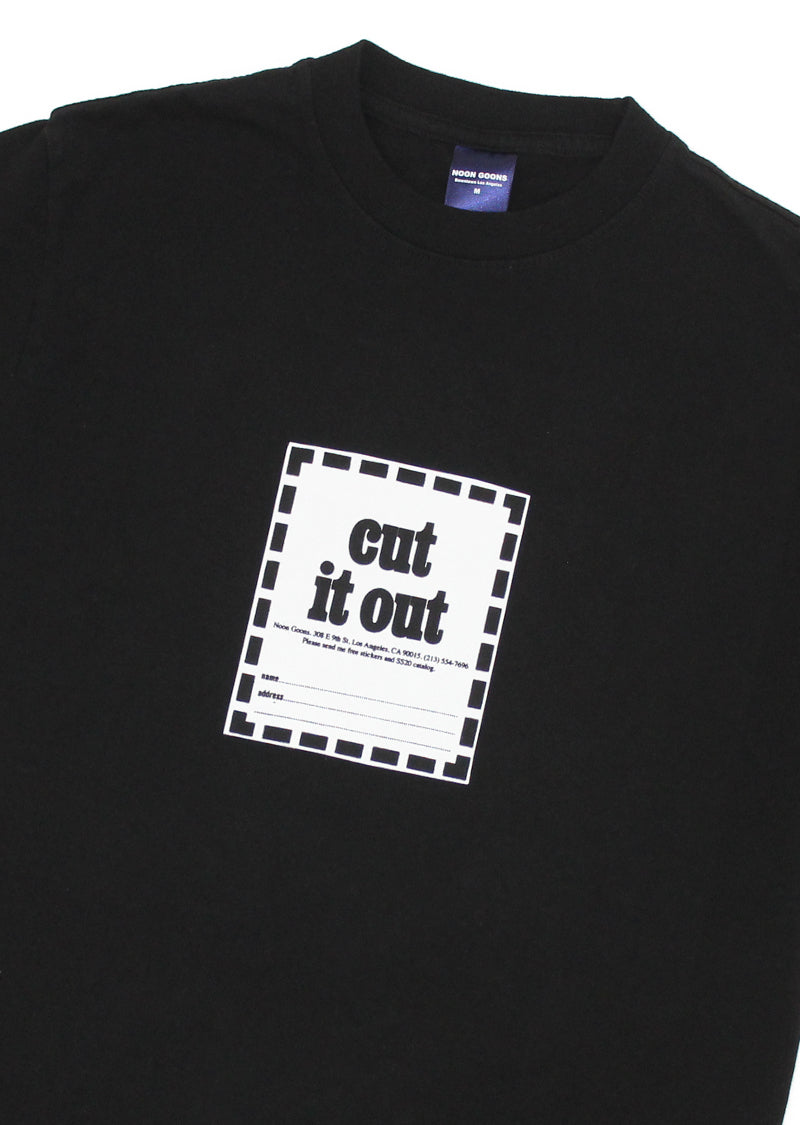 Cut It Out T - Black