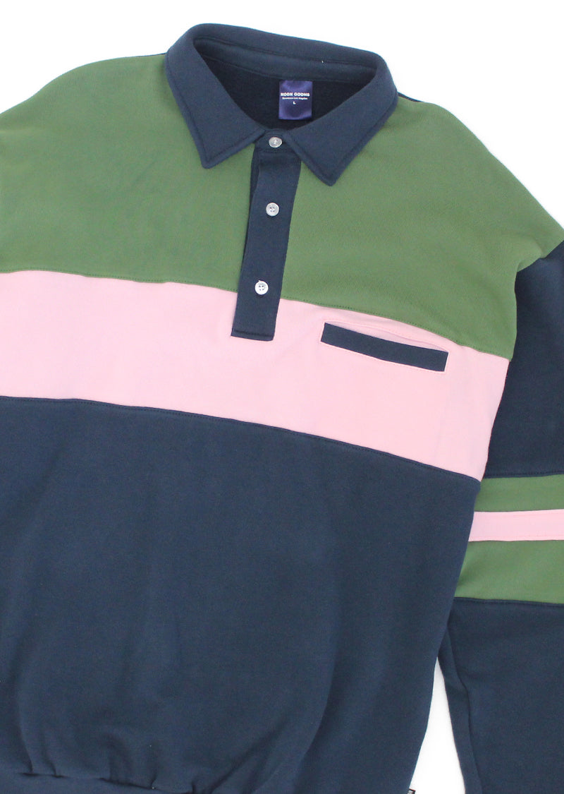 Summer Polo - Navy/Pink/Green