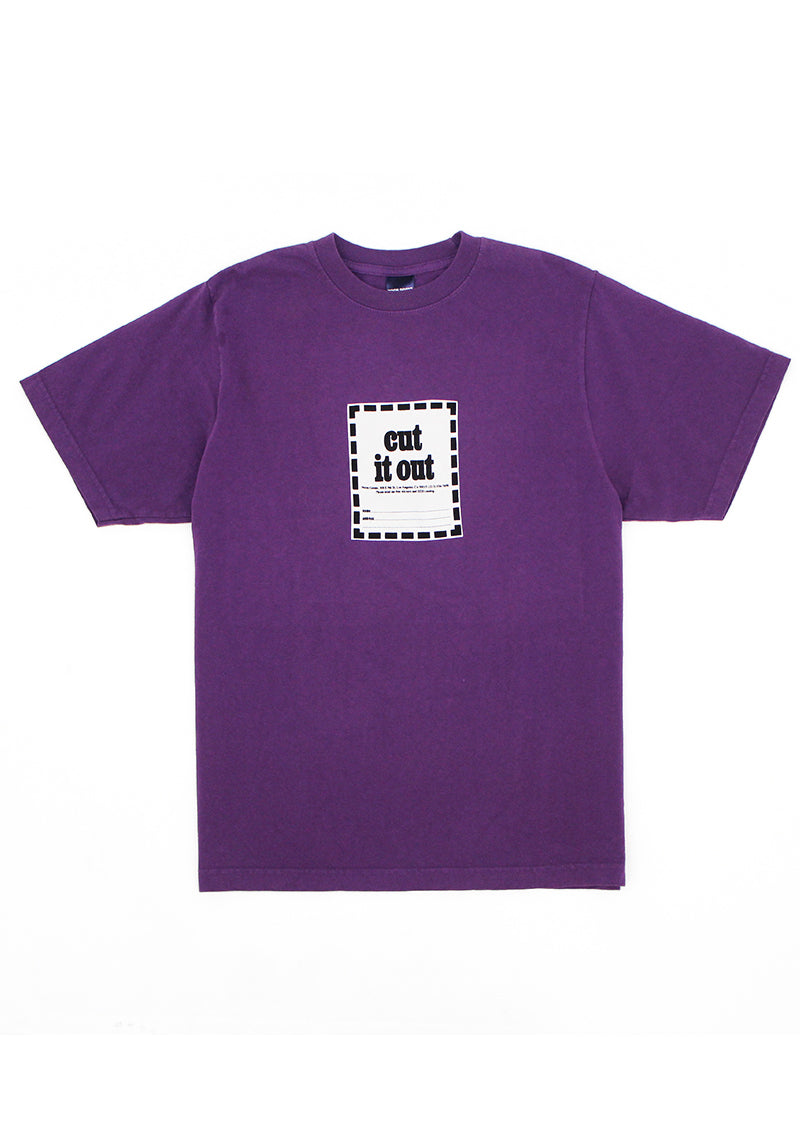 Cut It Out T - Purple