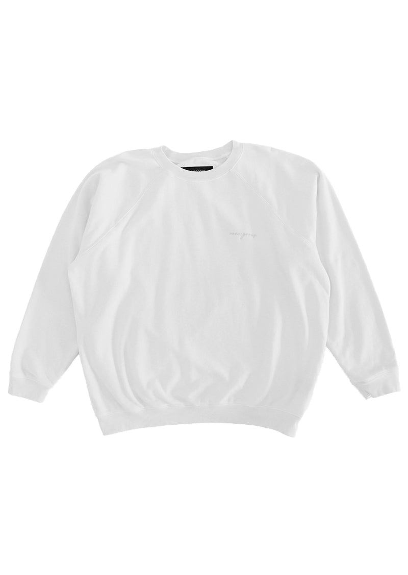 Summer Raglan Sweater - Bone White