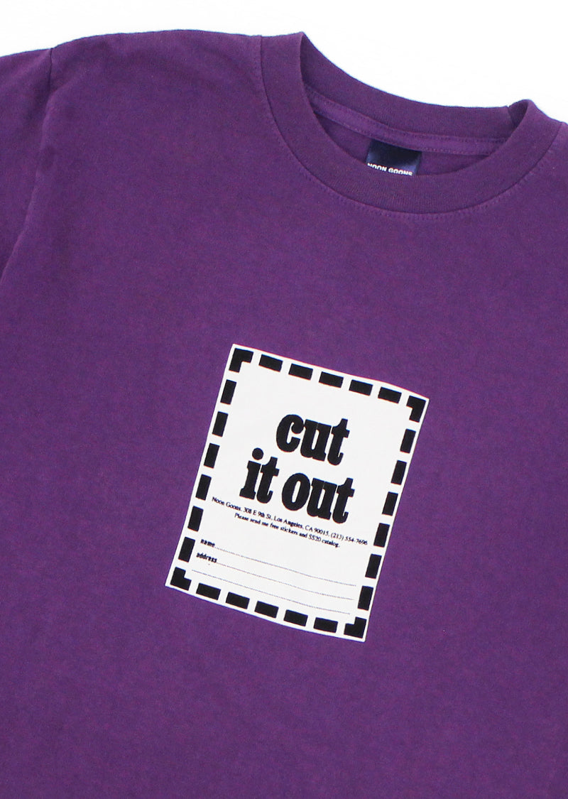 Cut It Out T - Purple