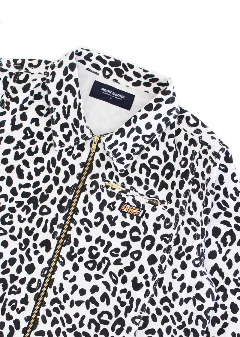 Leopard Denim Jacket