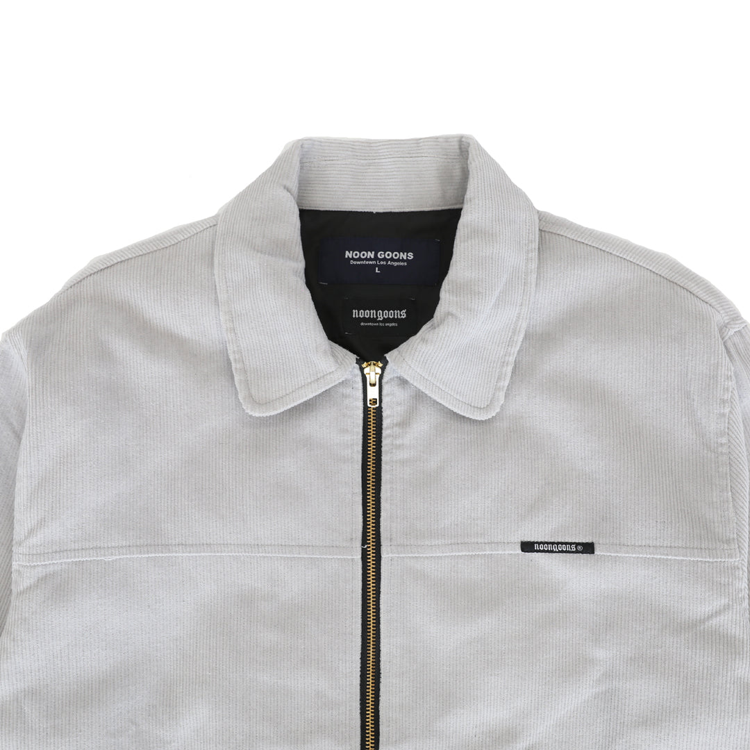 Miles Cord Jacket - Silver