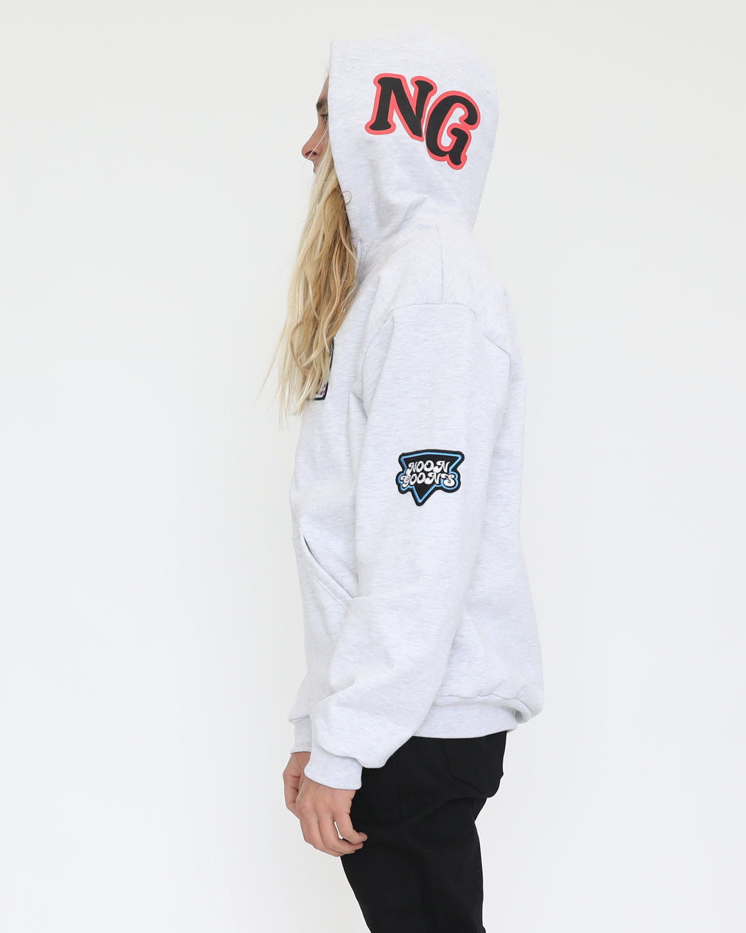 Patches Zip Hoodie