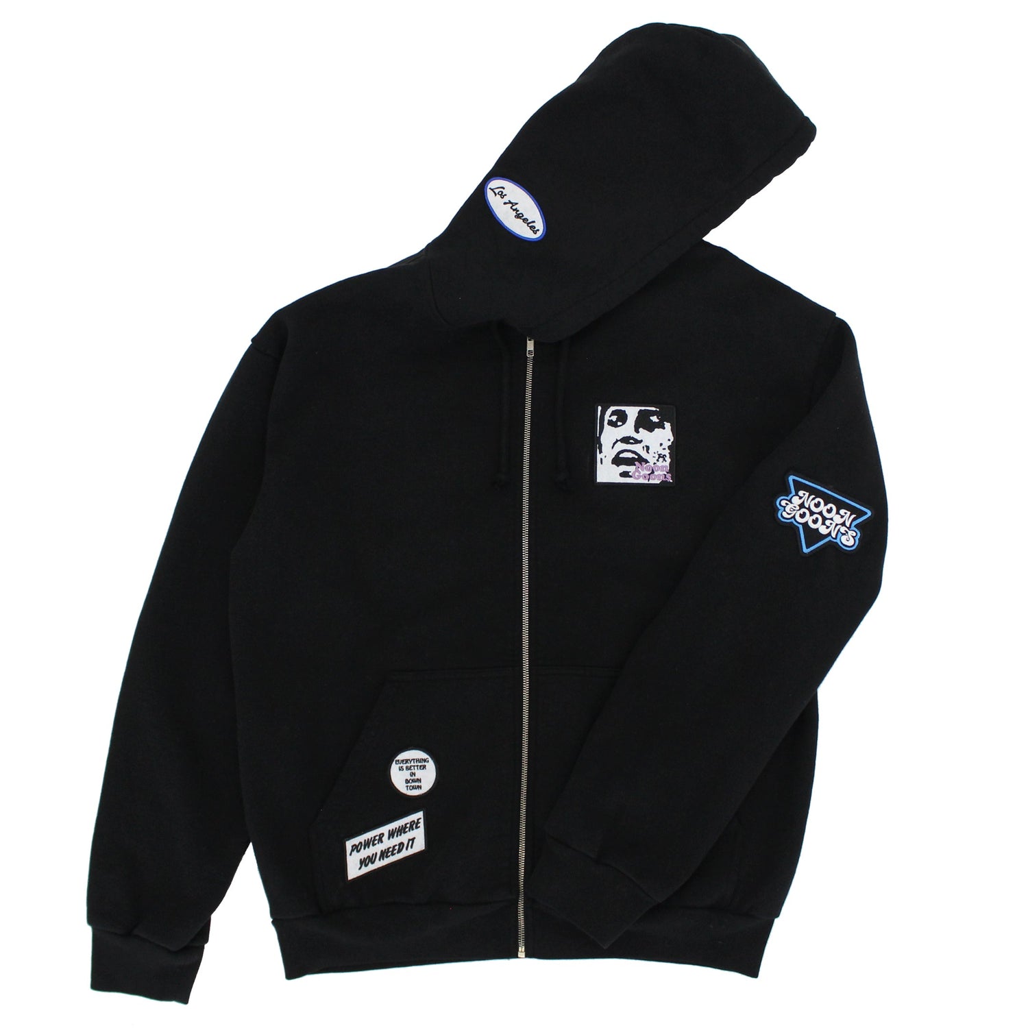 Patches Zip Hoodie