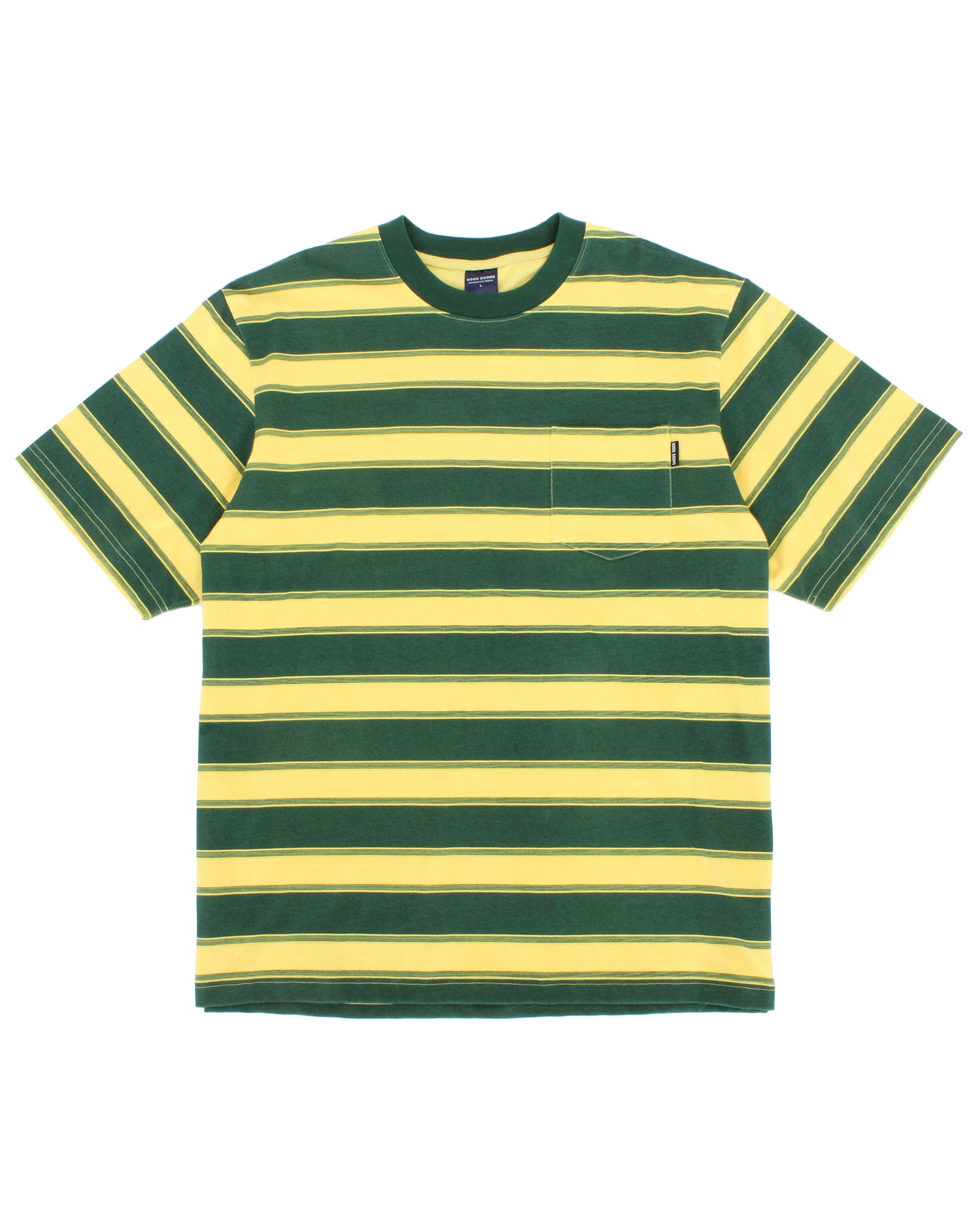 SANDS STRIPE T - GREEN/YELLOW