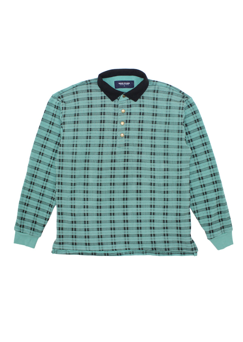 Shadow Plaid Pullover - Green