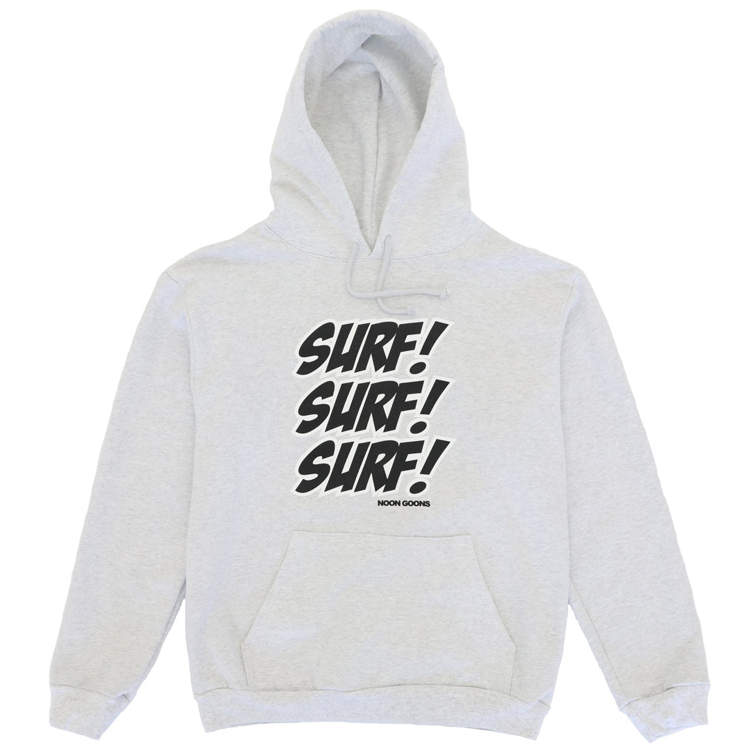 Surf Attack Hoodie - Ash Grey