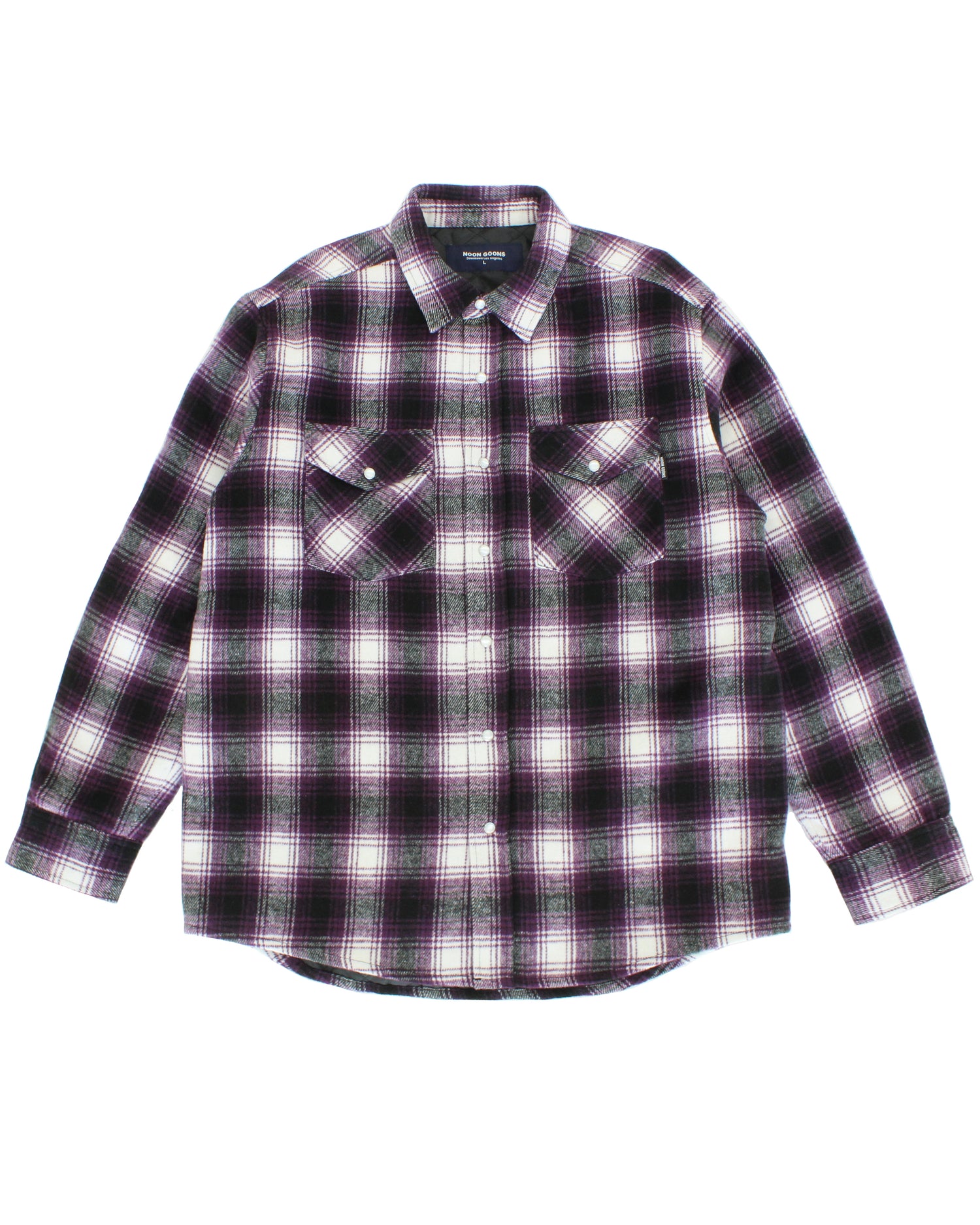 TAHOE QUILTED FLANNEL - PURPLE