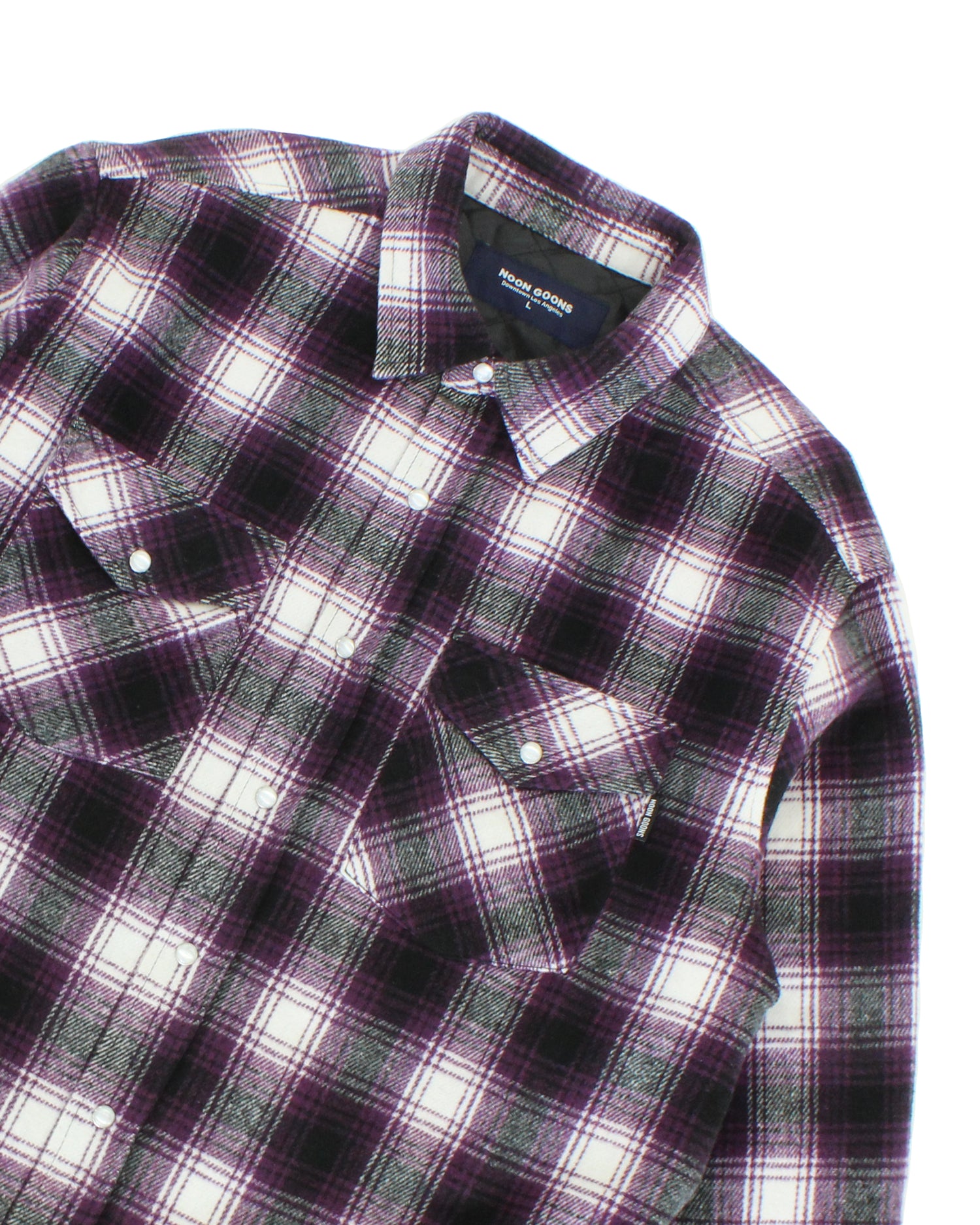 TAHOE QUILTED FLANNEL - PURPLE