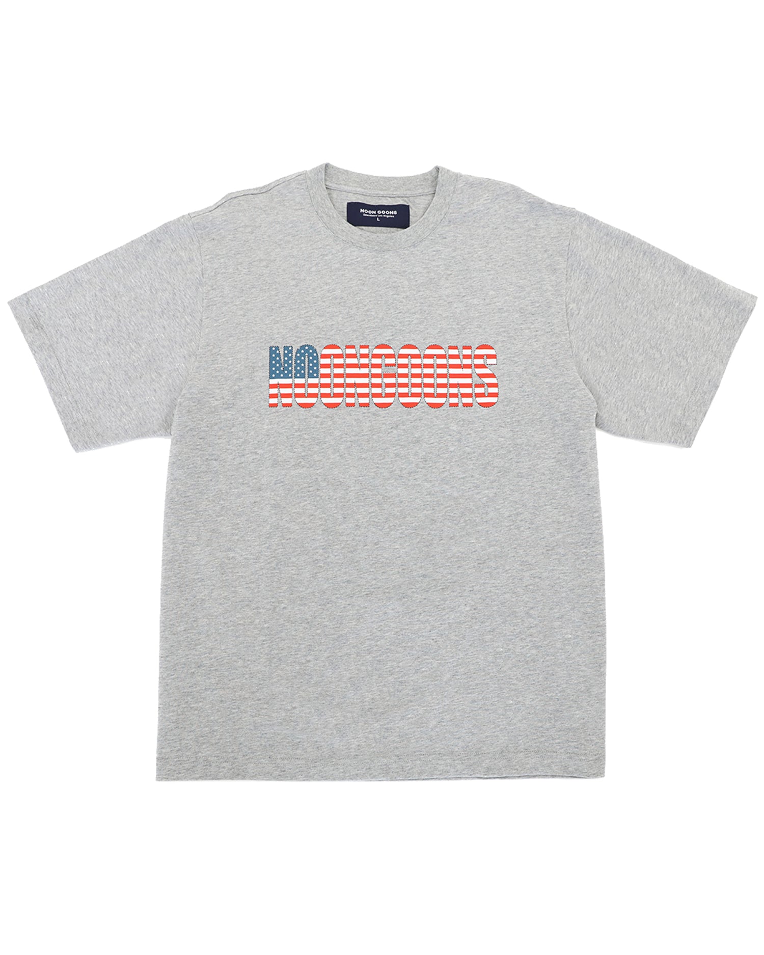 USA T - HEATHER GREY