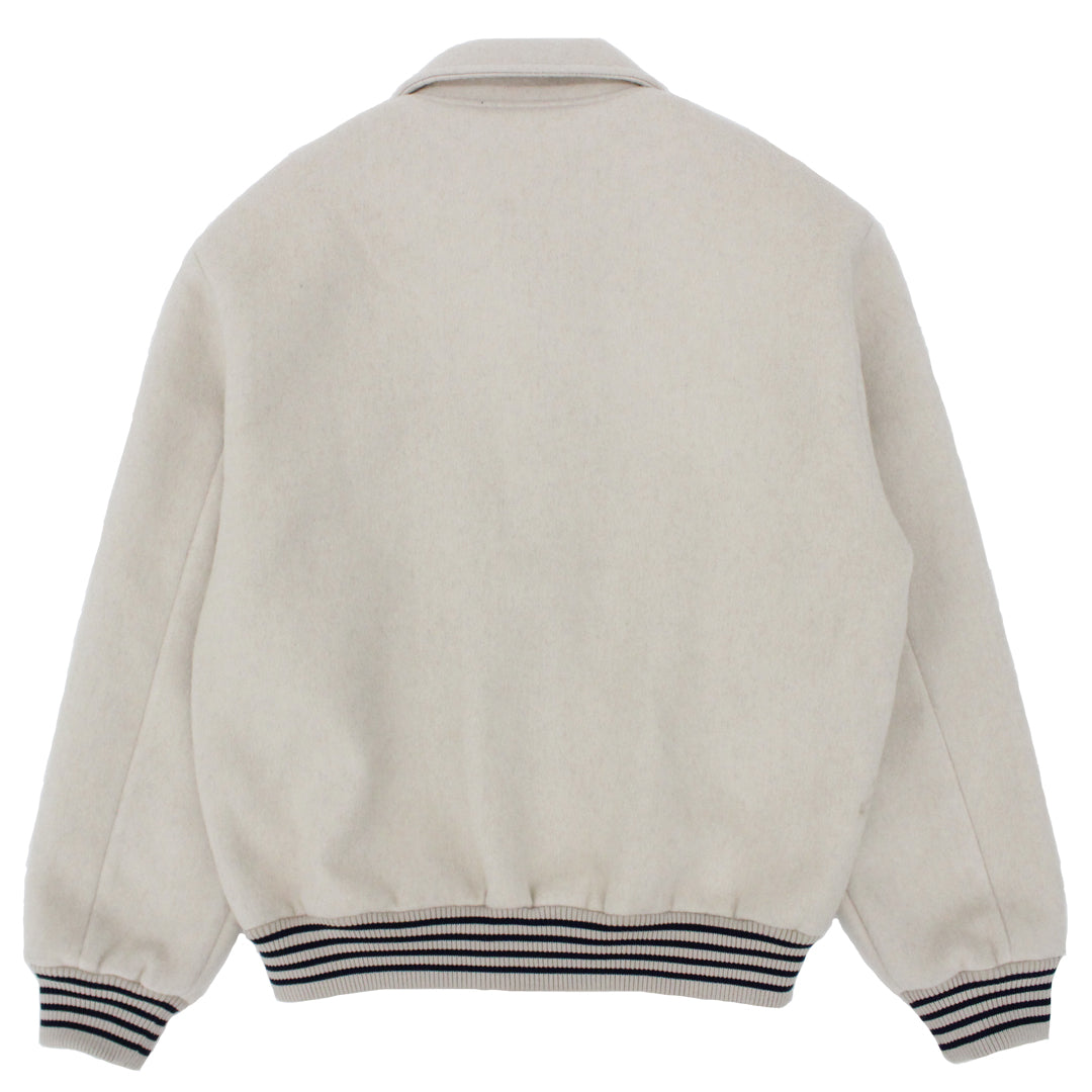 Wanderers Varsity Jacket - Cream