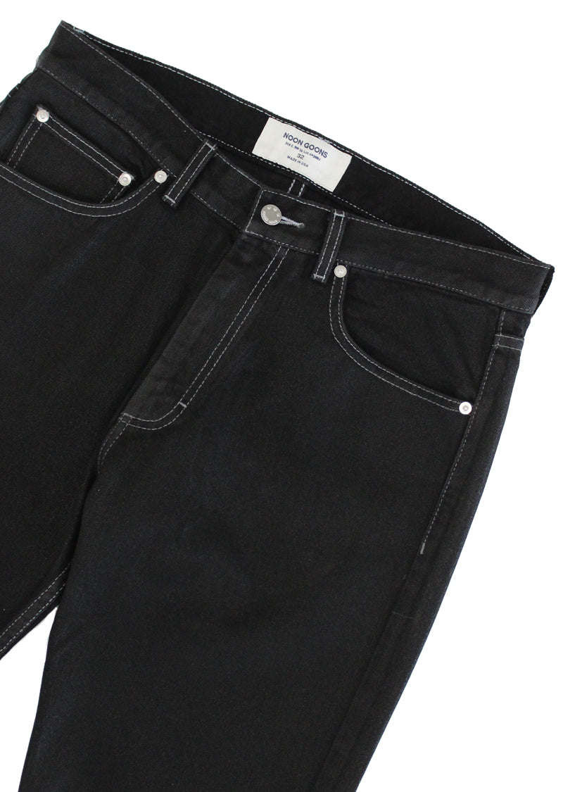 Zeros Wax Denim Pant - Black