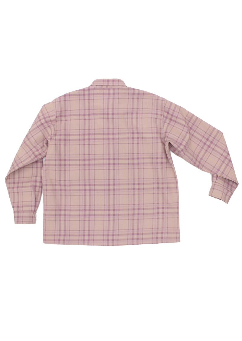 Snap Denim Shirt - Pink