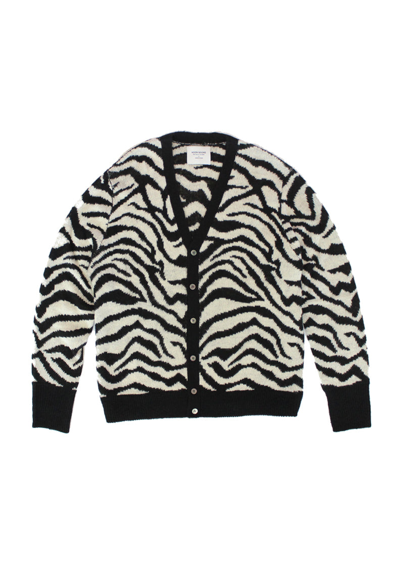 Tiger Cardigan - Black/White