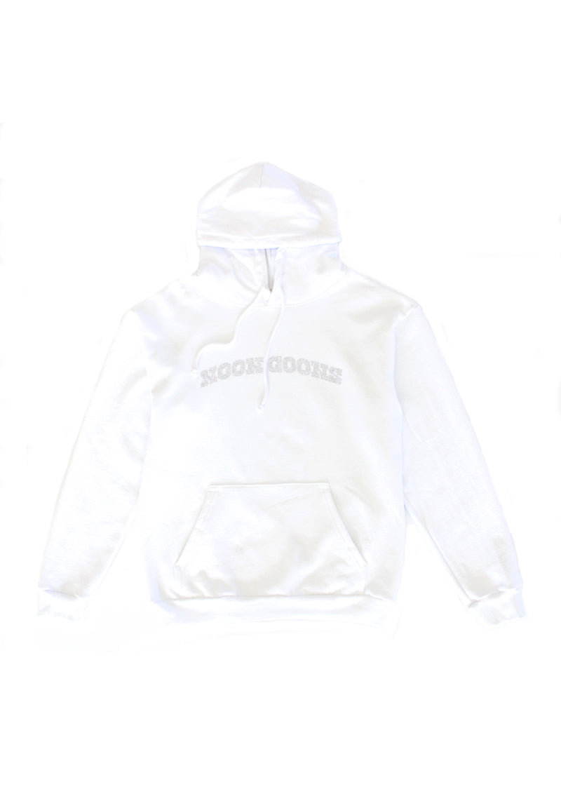 Drip Diamond Hoodie - White