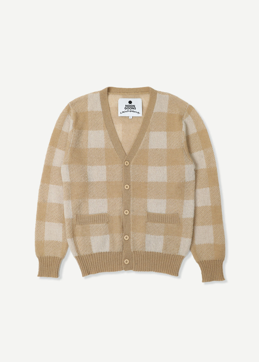 BEACH CAMP CARDIGAN - BEACHWOOD BROWN