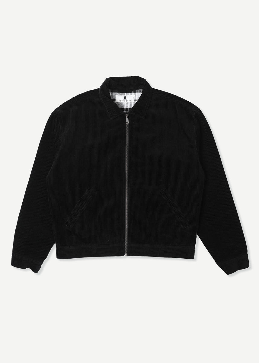 FEEBLE CORDUROY JACKET - BLACK