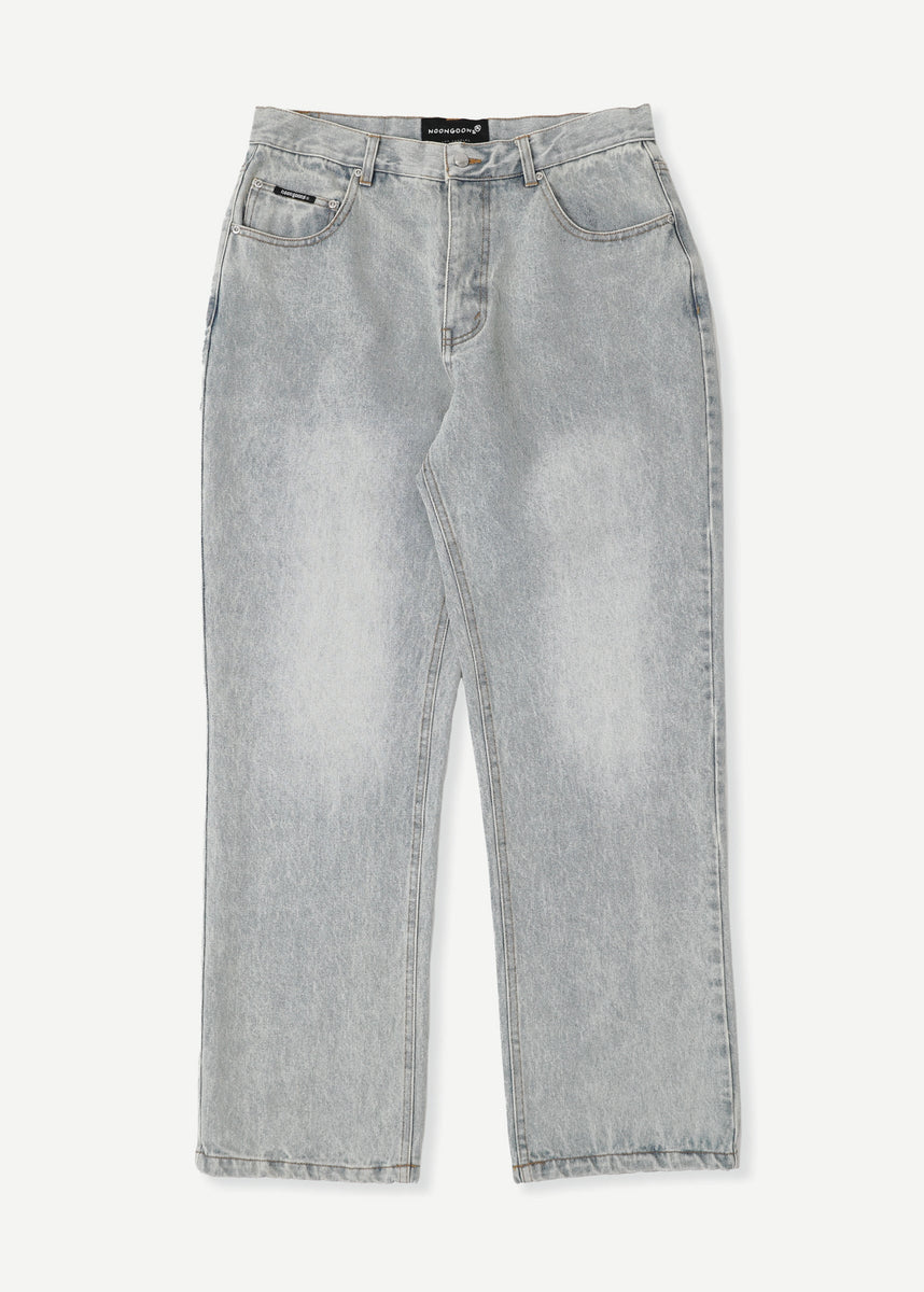 FLY DAZE DENIM PANT - STONE WASH