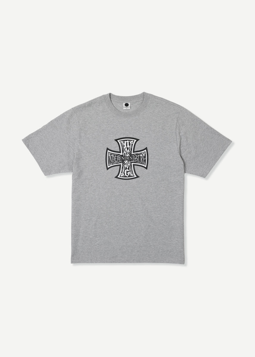 INDEPENDENT SURF T - HEATHER GREY