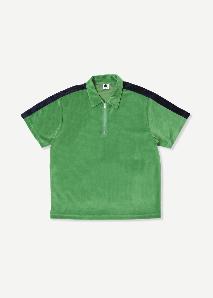 JOYRIDE VELOUR POLO - GREEN