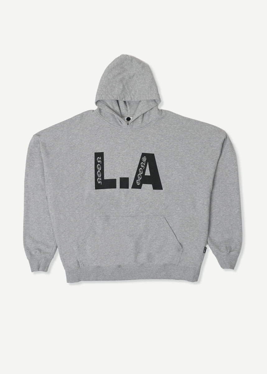 L.A HOODIE - HEATHER GREY