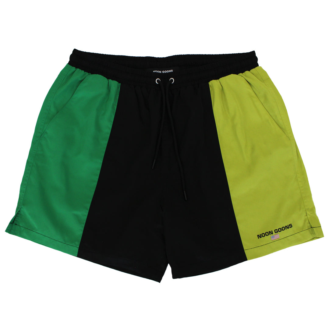 Foamers Short - Green/Black/Yellow