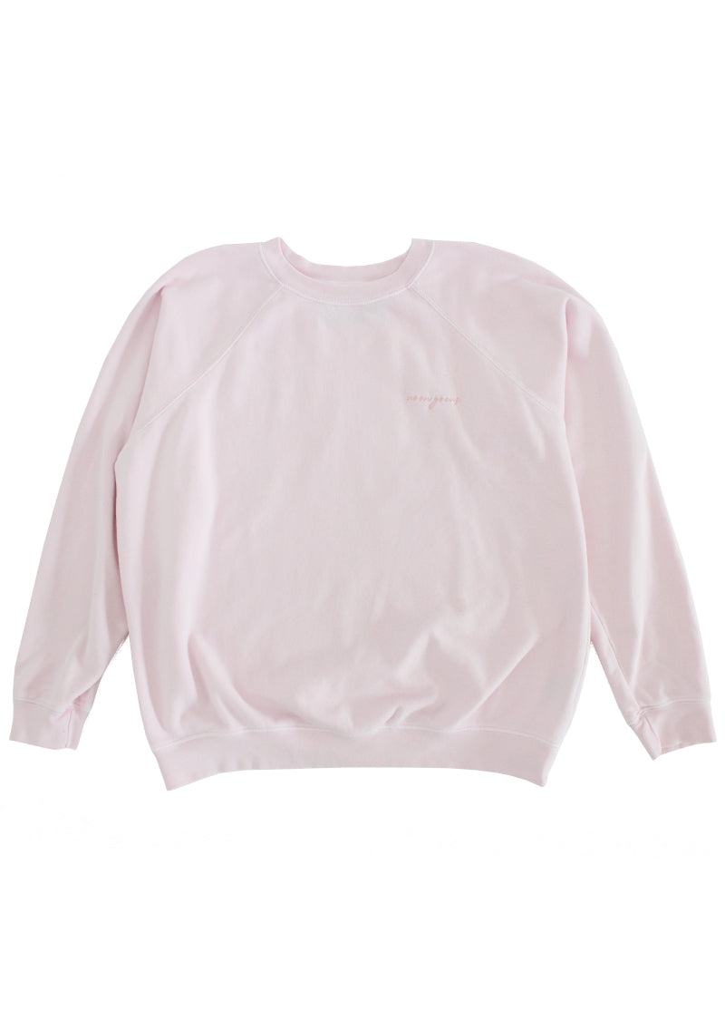 Summer Raglan Sweater - Light Pink