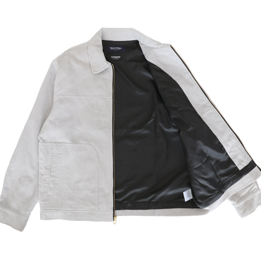 Miles Cord Jacket - Silver