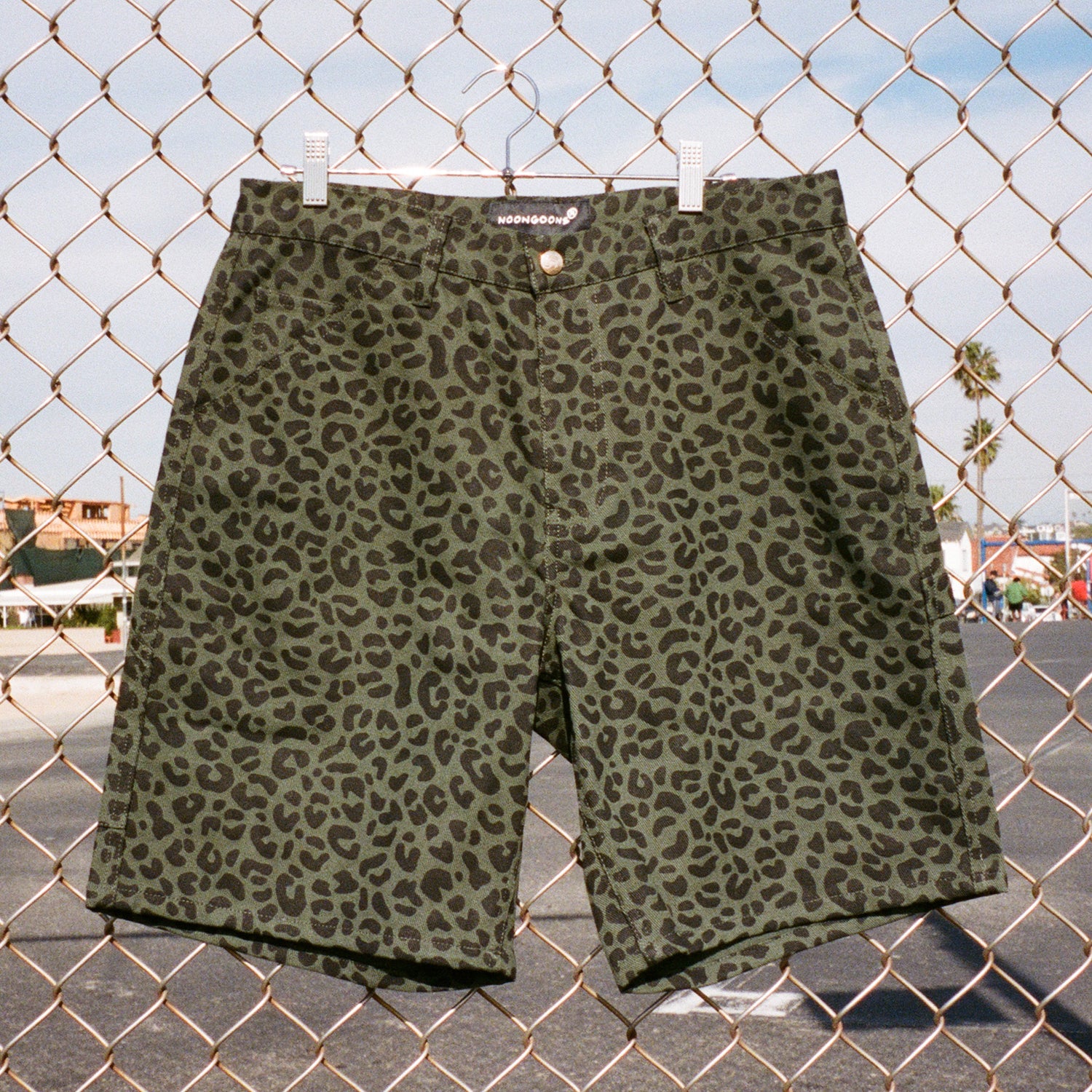 Leopard Carpenter Shorts
